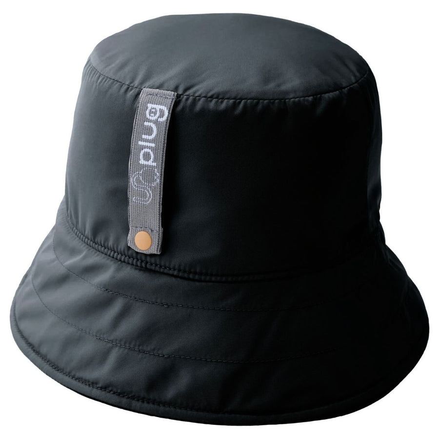 UnplugのサウナハットBucketのBlackの裏側