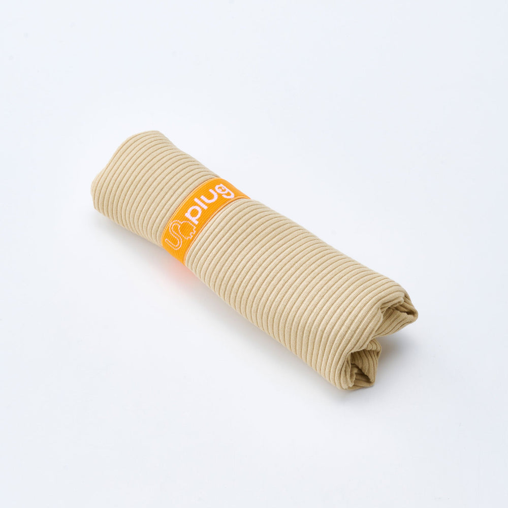 サウナタオル(ベージュ/オレンジ)