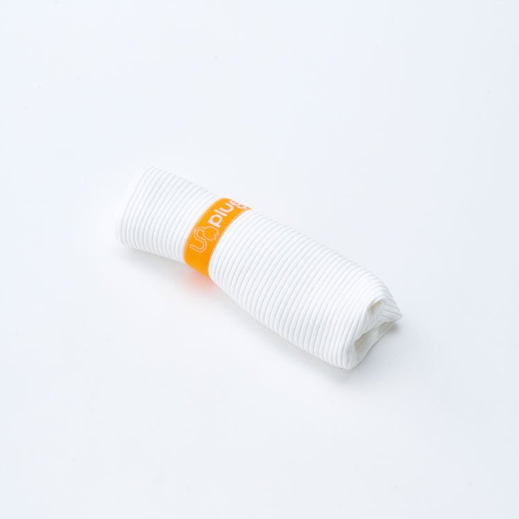 サウナタオル(ホワイト/オレンジ)