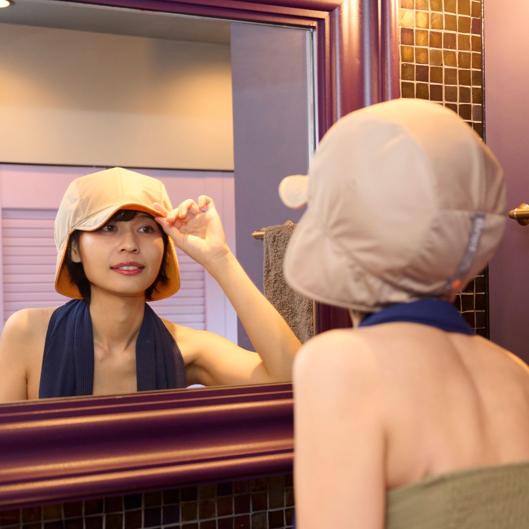 サウナハット「CASQUETTE」／レトログリーン